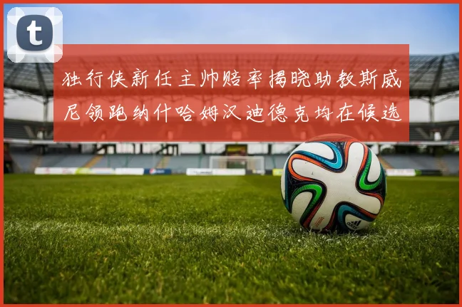 独行侠新任主帅赔率揭晓助教斯威尼领跑纳什哈姆汉迪德克均在候选之中